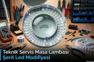 Teknik Servis Masa Lambası Şerit Led Modifiyesi