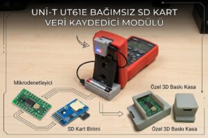 UNI-T UT61E Multimetre İçin Bağımsız SD Kartlı Veri Kaydedici Projesi