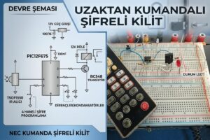 Uzaktan Kumandalı Şifreli Kilit