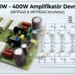 100W 400W Amplifikatör Devresi IRFP240 IRFP9240 Mosfet
