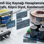 Amfi Güç Kaynağı Hesaplamaları (Trafo, Köprü Diyot, Kondansatör)