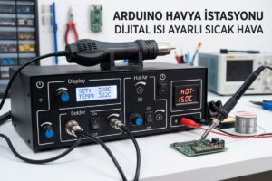 Arduino Havya İstasyounu Dijital Isı Ayarlı Sıcak Hava