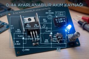 0-4A   Ayarlanabilir Akım Kaynağı