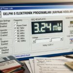 Delphi 5 Elektronik Programları (Kaynak Kodları ile)
