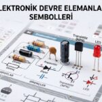 Elektronik Devre Elemanları Sembolleri ve Temel Elektronik Posterleri