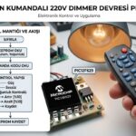 Uzaktan Kumandalı 220V Dimmer Devresi PIC12F629
