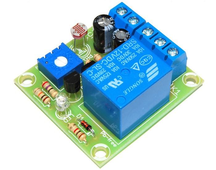 ldr relay module board kit pcb