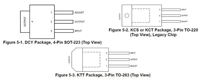 lm317 bacak baglantilari ve kilif secimi lm317t