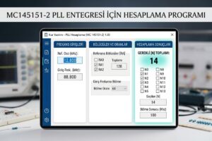 MC145151-2 PLL Entegresi İçin Hesaplama Programı