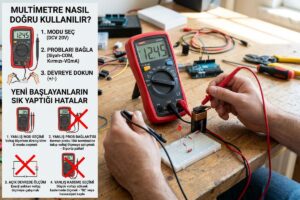 Multimetre Nasıl Doğru Kullanılır? Yeni Başlayanların En Sık Yaptığı Hatalar