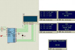 PIC16F877 LCD Göstergeli Akü Şarj Aleti