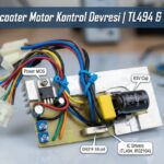 500W Scooter Motor Kontrol Devresi TL494 IRS2104