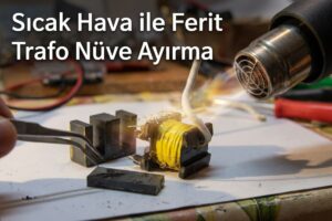 Sıcak Hava ile Ferit Trafo Nüve Ayırma