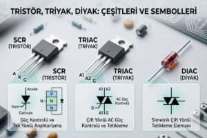 Tristör Triyak Diyak Nedir ve Çeşitleri Sembolleri