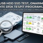 USB HDD SSD Test Onarım Sahte Disk Tespit Programları