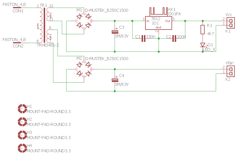7812-regulatorlu-on-yukseltec-ve-fan-besleme-devresi