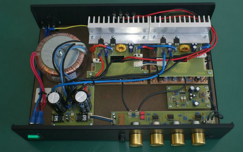 class h audio power amplifier tl494 supply ne5532 tone stage