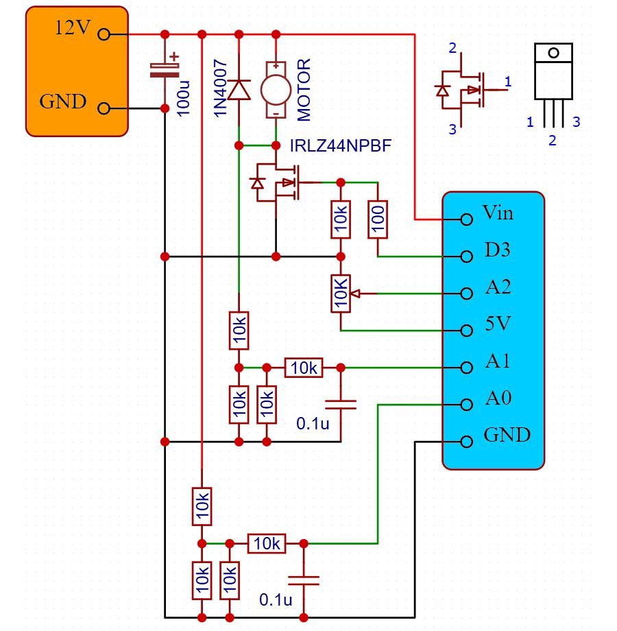 Arduino Matkap Motor Kontrol Devresi PI Regülatör EMK Hız Ölçümü Yumuşak Başlatma 1 devre semasi arduino matkap motor kontrol devresi circuit diagram arduino drill motor control circuit