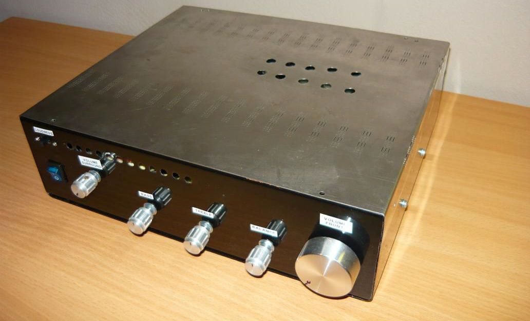 lm3886 lm1036 kvadrofonik amplifikator soft start audio guc amplifikatoru