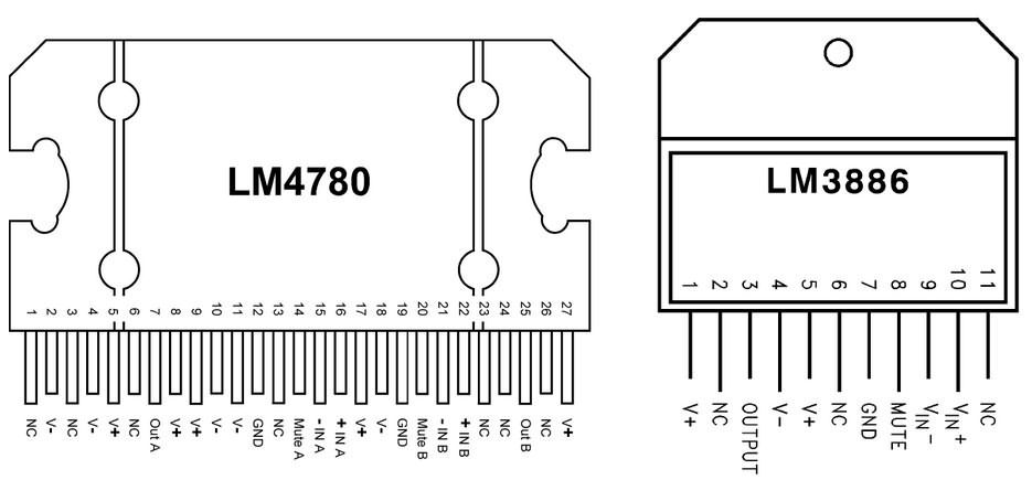 lm3886 vs lm4780