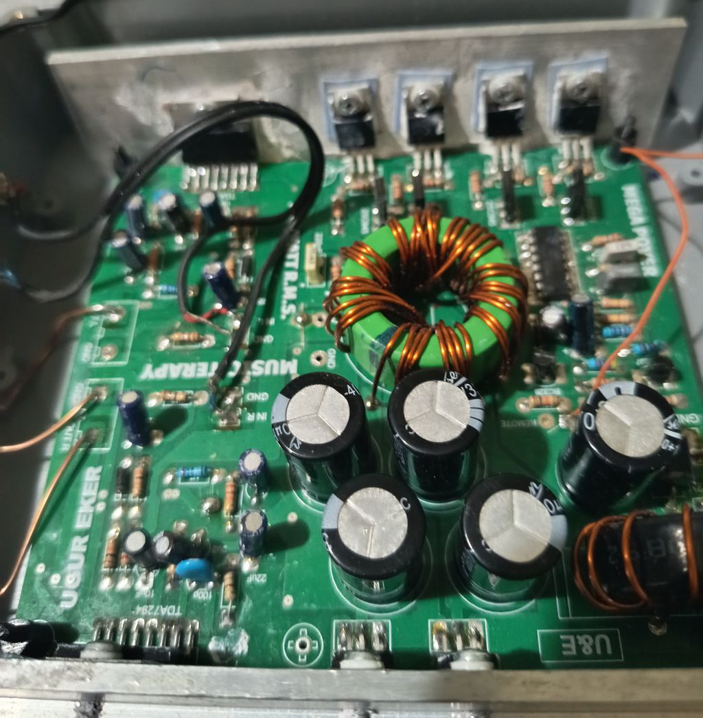 tested car amplifier design without oscillation and engine noise