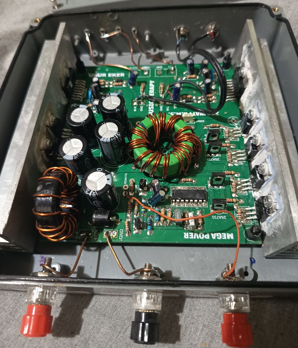 hi end car amplifier circuit board with high sound quality