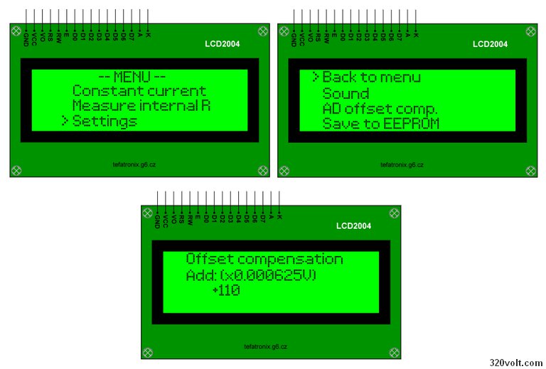 5 arduino battery capacity internal resistance tester settings