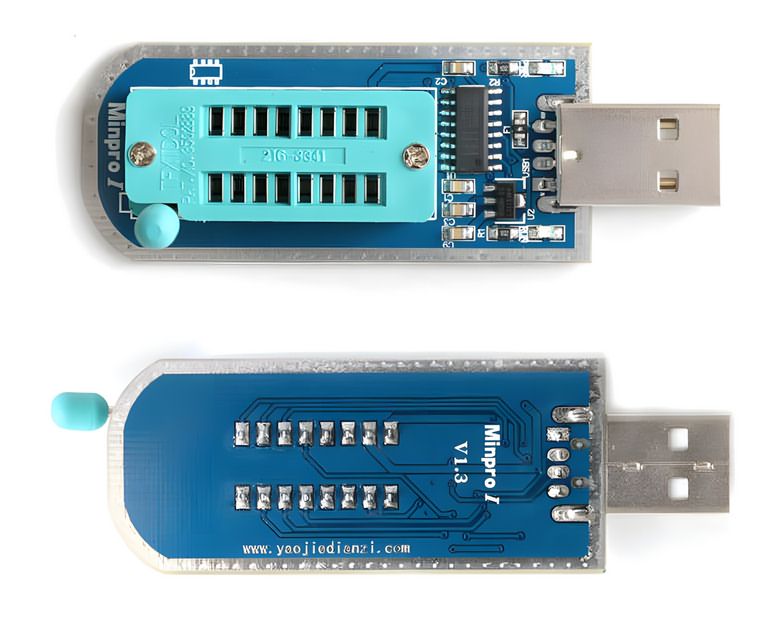 ch552g microcontroller usb connection zif socket soic adapter connections