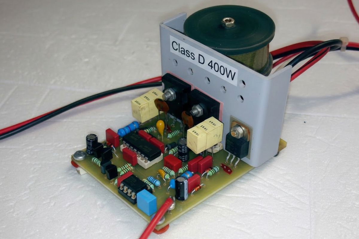 Class D 400W Amplifikatör Devresi