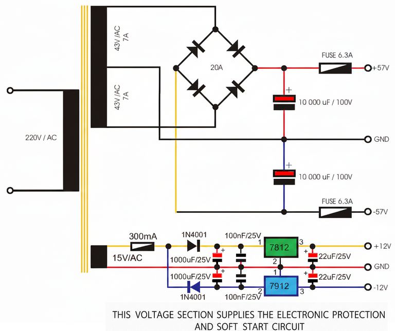 lm311h ir2110 irfp250 class d power supply 400w amplifier power supply circuit